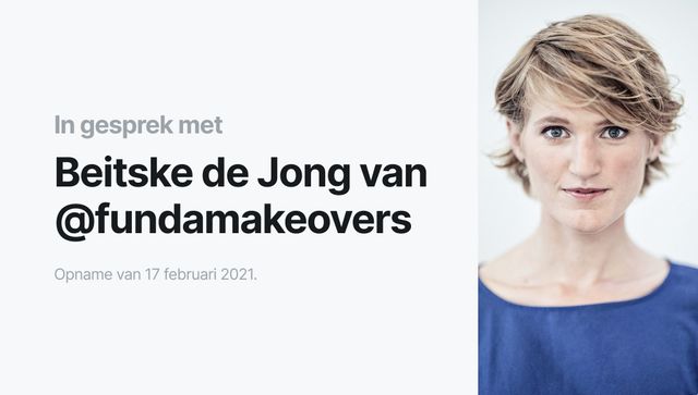 Verbouwen. Wat is slim en wat niet? Walter in gesprek met @fundamakeovers